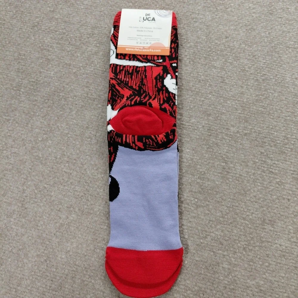Nightmare Before Christmas Socks For Men De Luca Brand One Size Fits Most NEW‎